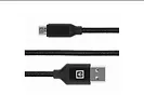 Kabel Premium USB A – Micro USB Fabric Black