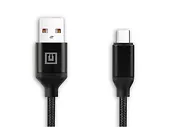 Kabel Premium USB A – USB Type-C Fabric Black