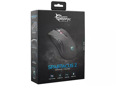 Mysz gamingowa WhiteShark Spartacus 2 czarna