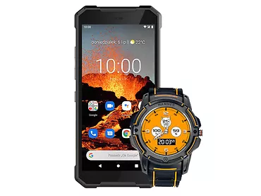 Smartfon myPhone Hammer Explorer PRO pomarańczowy + Hammer Watch