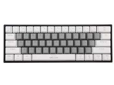 Bezprzewodowa klawiatura mechaniczna Delux KM33 RGB dual mode BT 5.0 3 kanałowa