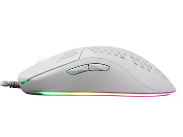 Mysz gamingowa WhiteShark Galahad biała