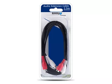 Kabel EasyTouch 2xCHINCH(M) PRZEDŁUŻACZ 2,5M