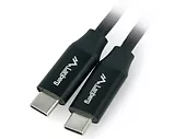 Kabel USB Lanberg KABEL USB-C M/M 2.0 0.5M CZARNY PREMIUM QC 4.0 Power Delivery