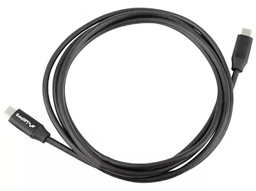 Kabel USB Lanberg KABEL USB-C M/M 2.0 1M CZARNY PREMIUM QC 4.0 Power Delivery