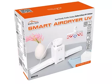 Przenośna nadmuchowa suszarka do odzieży i obuwia Media-Tech SMART AIRDRYER UV MT6518