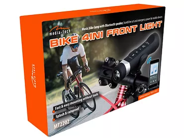 Lampa rowerowa z głośnikiem Media-Tech Bike Front Light MT2202