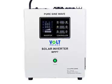 Inwerter solarny SINUS PRO 2500 S 24/230V (1800/2500W) + 40A MPPT (100V)