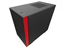 NZXT Obudowa H210I z oknem, czarno-czerwona