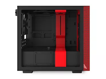 NZXT Obudowa H210I z oknem, czarno-czerwona