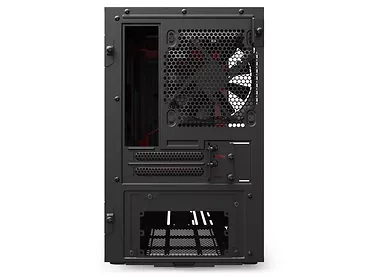 NZXT Obudowa H210I z oknem, czarno-czerwona