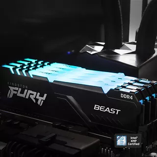 Kingston Pamięć DDR4 FURY Beast RGB 16GB(1*16GB)/3200 CL16
