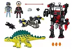 Playmobil Zestaw DINO Rise 70626 Sajchania Odparcie ataku