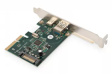 Digitus Karta rozszerzeń (Kontroler) USB 3.1 PCI Express USB A/ Typ C  3.1 Gen.2 10Gbps Chipset: ASM1142