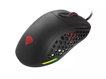 NATEC Mysz Genesis Xenon 800 lekka 16000 DPI podświetlenie RGB dla graczy lekka Czarna