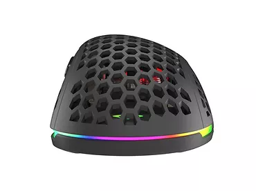 NATEC Mysz Genesis Xenon 800 lekka 16000 DPI podświetlenie RGB dla graczy lekka Czarna