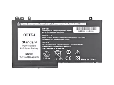 Mitsu Bateria do Dell Latitude E5250, E5270 3000 mAh (34 Wh) 11.4 Volt