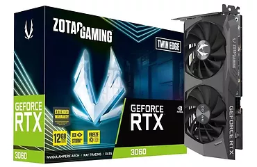 ZOTAC Karta graficzna GeForce RTX 3060 Twin Edge 12GB GDDR6 256bit LHR 3DP/HDMI