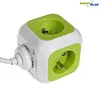 GreenBlue MagicCube poczwórne gniazdko prądowe, 2 wejścia usb 1,4m GB118