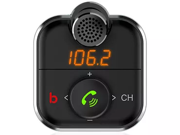 Transmiter FM Bluetooth 5.0 z ładowarką PD 18W SAVIO TR-12  Quick Charge 3.0 LED