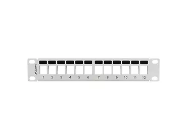 LANBERG Patch panel 12port 1U z organizerem PPKS-9112-S