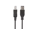 LANBERG Kabel USB-A(M)-USB-B(M) 2.0 CA-USBA-15CU-0010-BK