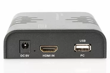 Digitus Przedłużacz/Extender KVM (HDMI+USB) do 120m po Cat.5e UTP lub IP, 1080p FHD 60Hz, audio (zestaw)