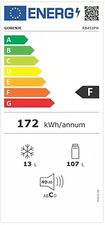 Gorenje Chłodziarko-zamrażarka RB491PW