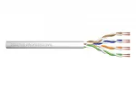 Digitus Kabel teleinformatyczny instalacyjny kat.5e, U/UTP, Eca, drut, AWG 24/1, PVC, 50m, Szary