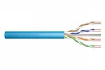 Digitus Kabel teleinformatyczny instalacyjny kat.6A, U/UTP, Dca, AWG 23/1, LSOH, 500m szpula Niebieski