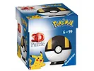 Ravensburger Polska Puzzle 54 elementy 3D Kula, Pokemon czarna