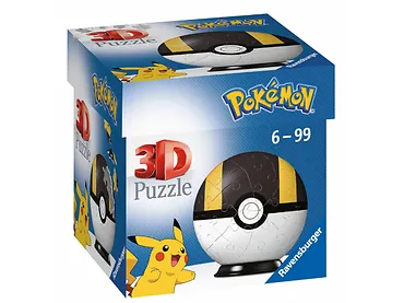 Ravensburger Polska Puzzle 54 elementy 3D Kula, Pokemon czarna