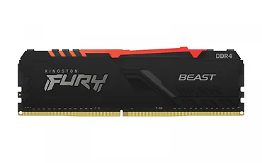 Kingston Pamięć DDR4 FURY Beast RGB 8GB(1*8GB)/2666 CL16