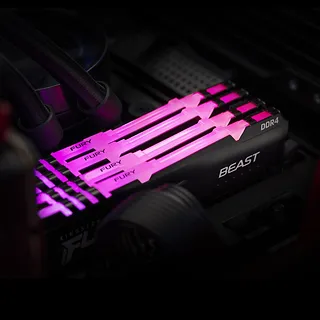 Kingston Pamięć DDR4 FURY Beast RGB 8GB(1*8GB)/2666 CL16