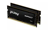 Kingston Pamięć DDR4 FURY Impact SODIMM 16GB(2*8GB)/2666 CL15