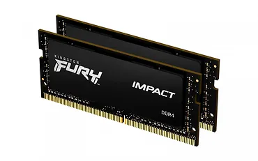 Kingston Pamięć DDR4 FURY Impact SODIMM 16GB(2*8GB)/2666 CL15