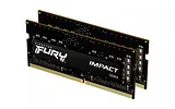 Kingston Pamięć DDR4 FURY Impact SODIMM 16GB(2*8GB)/2666 CL15