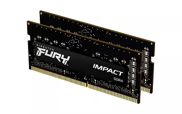 Kingston Pamięć DDR4 FURY Impact SODIMM 16GB(2*8GB)/2666 CL15