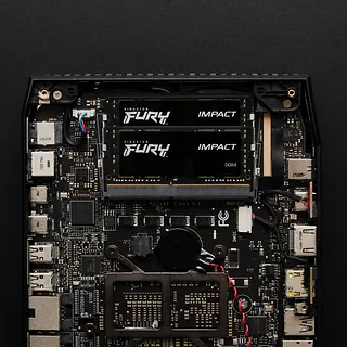 Kingston Pamięć DDR4 FURY Impact SODIMM 16GB(2*8GB)/2666 CL15