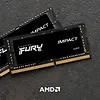 Kingston Pamięć DDR4 FURY Impact SODIMM 16GB(1*16GB)/2666 CL16