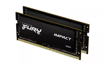 Kingston Pamięć DDR4 FURY Impact SODIMM 32GB(2*16GB)/3200 CL20