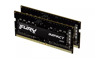 Kingston Pamięć DDR4 FURY Impact SODIMM 32GB(2*16GB)/3200 CL20