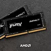 Kingston Pamięć DDR4 FURY Impact SODIMM  32GB(1*32GB)/3200 CL20