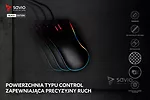 Elmak Podkładka pod mysz gaming SAVIO Black Edition Precision Control S 250x250x2mm, obszyta