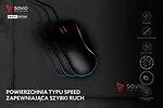 Elmak Podkładka pod mysz gaming SAVIO Black Edition Turbo Dynamic S 250x250x2mm, obszyta