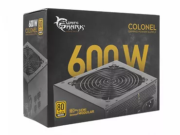 Zasilacz komputerowy WhiteShark Colonel 600W 80 Plus Bronze