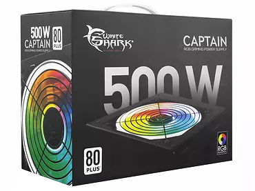 Zasilacz komputerowy WhiteShark Captain 500W 80 Plus