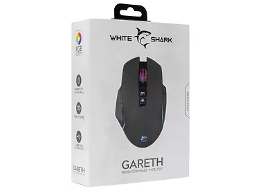 Mysz gamingowa WhiteShark Gareth czarna