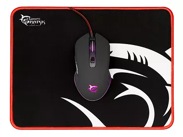 Zestaw klawiatura, mysz, słuchawki, podkładka WhiteShark Comanche 3