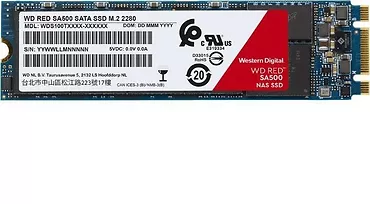 Western Digital Dysk Red SSD 1TB M.2 2280 SA 500 WDS500G1R0B
